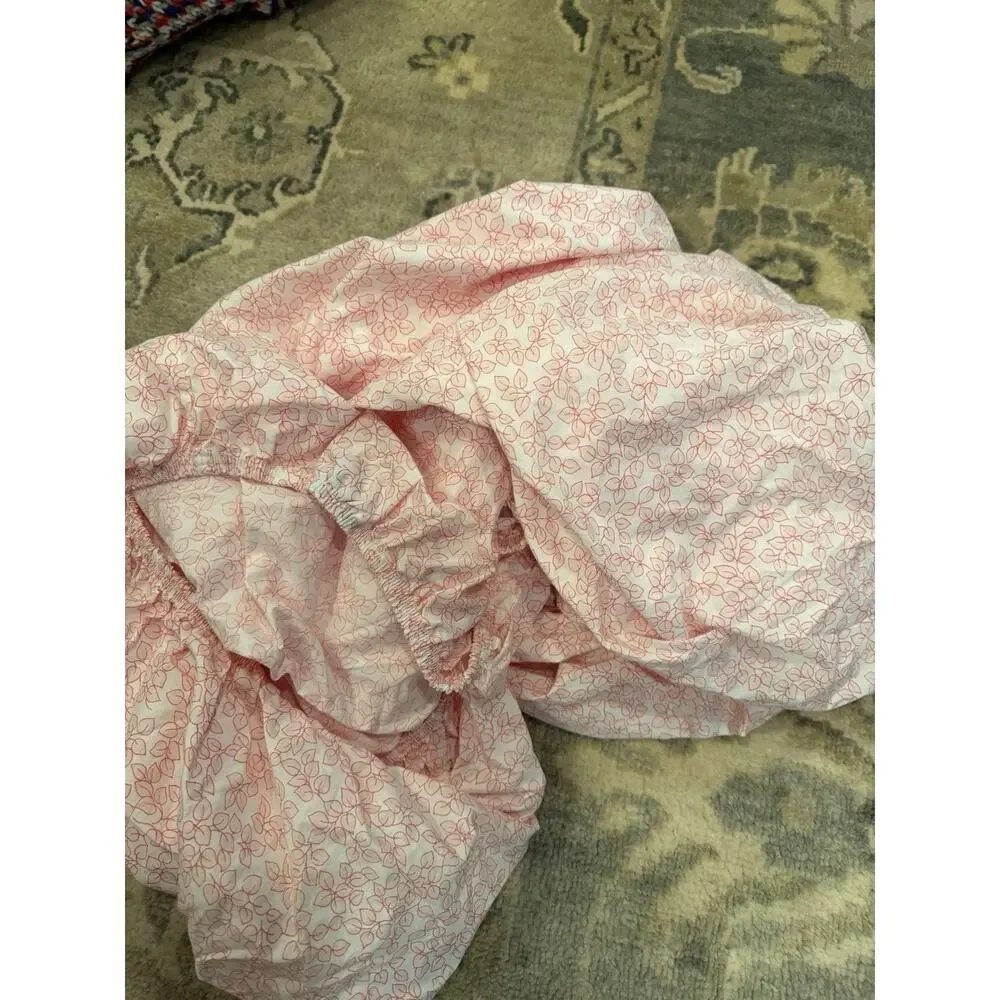 Matouk Margot 500 Thread Count Egyptian Cotton Percale Fitted Sheet Full $375